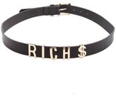 Thumbnail for your product : Charlotte Russe Faux Leather Metallic Rich Belt