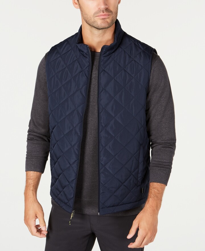 Hawke & Co Men's Diamond Quilted Vest, Created for Macy's ShopStyle