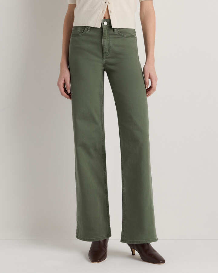 Quince Bella Stretch Wide Leg Jeans