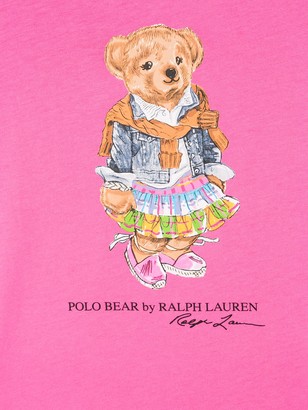 Ralph Lauren Kids Polo Bear logo-print T-shirt