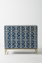 Thumbnail for your product : Anthropologie Ikat Inlay Three-Drawer Dresser Blue