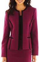 Thumbnail for your product : JCPenney Nine & Co 9 & Co. Jewel-Neck Tweed Jacket