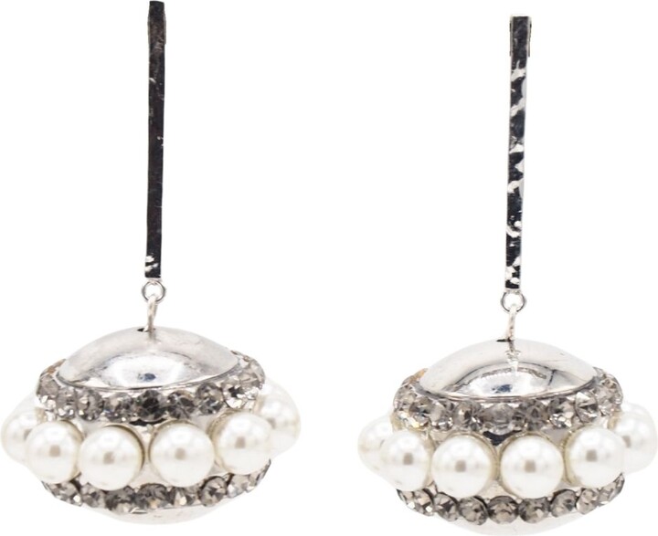 Sita Nevado Dos Ovnis Earrings - Silver