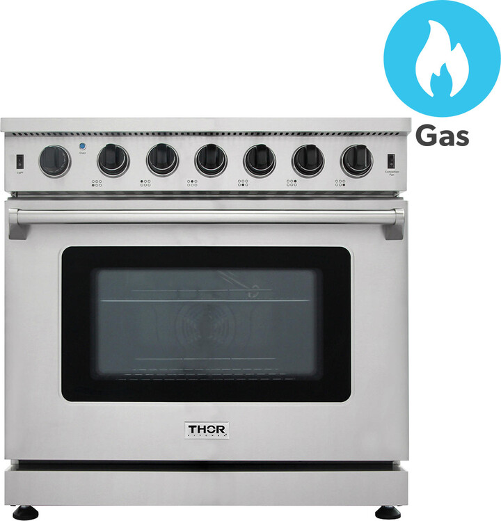 Thor Kitchen 36 In. Freestanding Gas Range - w/ Convection