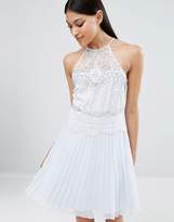 Thumbnail for your product : Lipsy Jewel Pleated Skater Dress