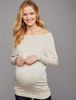 A Pea in the Pod Off The Shoulder Maternity Tunic