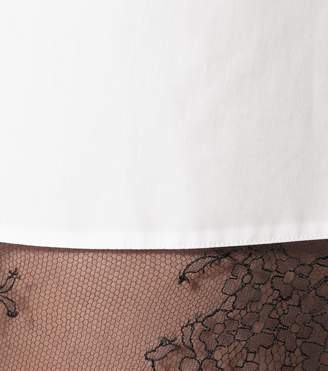 Valentino Lace-trimmed cotton dress