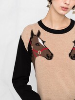 Thumbnail for your product : Boutique Moschino Virgin Wool Horse Dress