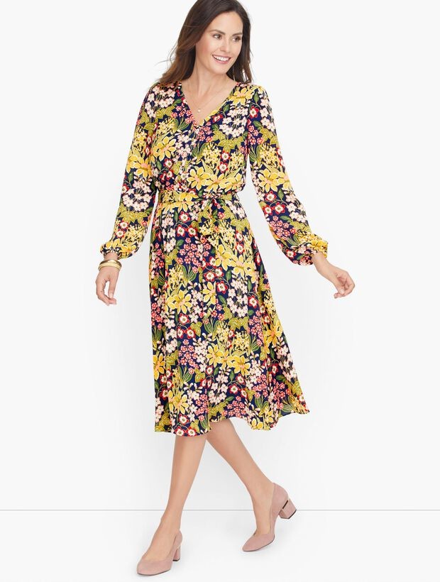 floral petite dresses