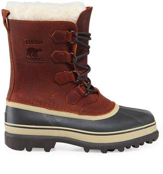 Sorel Leather Caribou Wool Boots