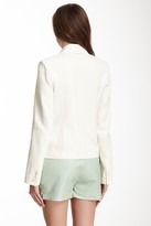 Thumbnail for your product : J Brand Leather Panel Marion Blazer