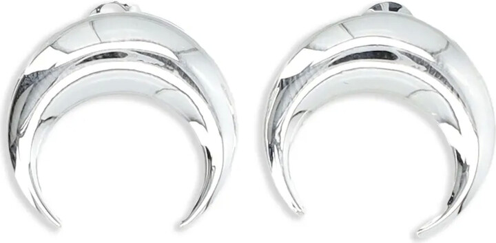 Marine Serre mini Crescent Moon earrings