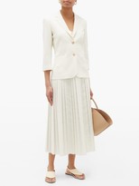 Thumbnail for your product : The Row Schoolboy Wool-blend Blazer - White