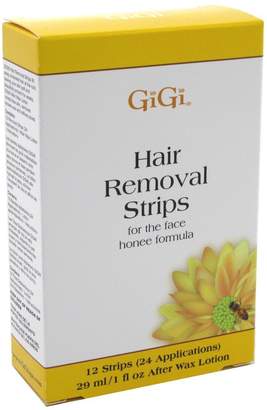 GiGi Strips Face Hair Removal 12 Strips (24 Applications)