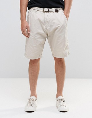 Esprit Chino Shorts with Woven Belt