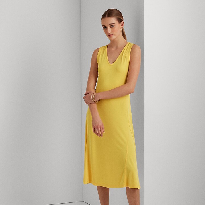 Ralph Lauren Jersey Sleeveless Dress - ShopStyle