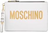 Thumbnail for your product : Moschino Logo-Print Clutch Bag