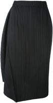 Jil Sander pleated straight skirt 