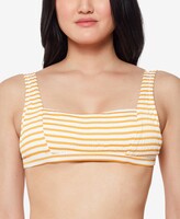 Thumbnail for your product : Jessica Simpson Sunshine Stripe Retro Bikini Top Women's Swimsuit