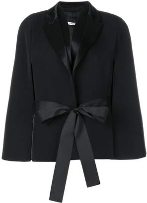 Givenchy flared sleeve tie waist jacket