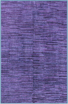 17 Stories Abstract Machine Woven Rectangle 7' x 9' Wool Area Rug in Blue