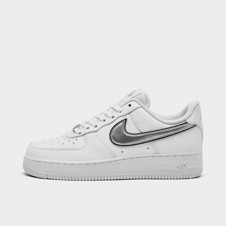 Nike Women's Air Force 1 '07 Essential Metallic Casual Shoes - ShopStyle
