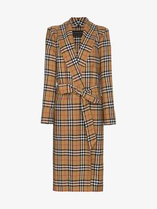 Burberry Reissued vintage check dressing gown coat