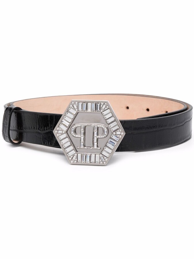 philipp plein embellished cowboy belt Off 75%