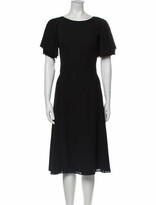 Thumbnail for your product : Altuzarra Scoop Neck Midi Length Dress Black