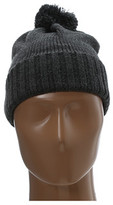 Thumbnail for your product : MICHAEL Michael Kors Michael Kors 2X2 Rib Knit Hat W/Pom Pom & Earphone