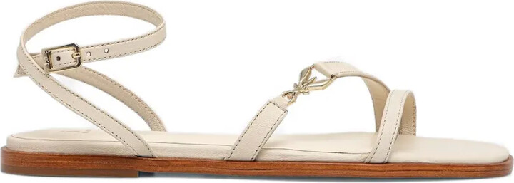 Patrizia Pepe Logo-Plaque Sandals
