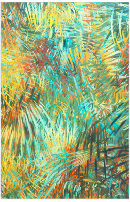 Life of the Party I Washable Abstract Area Rug, Power-loomed, Softness with Non-Slipping Backing