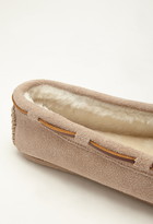 Thumbnail for your product : Forever 21 Fringed Suede Moccasins