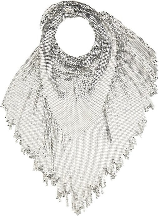 ⭕️ 未使用品 Paco Rabanne チェック柄 コート S Paco Rabanne Triangle Shape Chainmail Scarf - ShopStyle