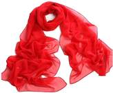 Thumbnail for your product : Fashionable Tapp Collections Solid Color Chiffon Scarf - Golden Yellow