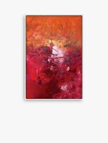 Thumbnail for your product : Helena Izett - 'Autumn Abstract' Framed Canvas Print, 94 x 64cm, Red