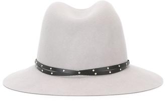 Rag & Bone studded detailing fedora hat