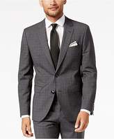 Thumbnail for your product : HUGO BOSS Men's Slim-Fit Dark Charcoal Plaid Suit