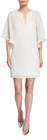 bcbgmaxazria butterflysleeve chiffon shift dress