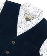 Thumbnail for your product : Monsoon Boys Hugo Velvet Waistcoat and Shirt Set