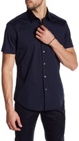 Thumbnail for your product : Theory Sylvain Wealth Short Sleeve Trim Fit Shirt