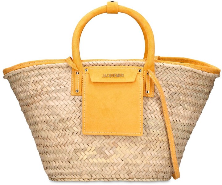 jacquemus large straw bolsa