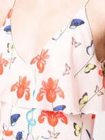 Thumbnail for your product : Borgo de Nor Filipa floral tiered dress