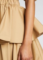 Thumbnail for your product : Jason Wu Short Ruffle-Tiered Poplin Skirt