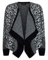 Thumbnail for your product : Jaeger Wool Animal-Jacquard Cardigan