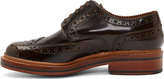 Thumbnail for your product : Grenson Brown Leather Shortwing Archie Brogues