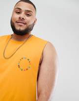 Thumbnail for your product : ASOS Design X Glaad& Plus Vest With Back Print