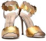 Thumbnail for your product : Camilla Elphick Metallic Faux Leather Sandals