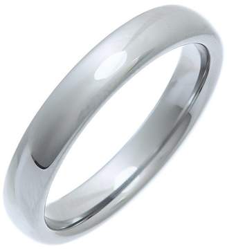 Theia Nickel Free Tungsten - Highly Polished - 4mm Wedding Ring for Ladies or Gents - Size Z