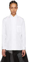 Comme des Garçons Shirt White Plain Poplin Shirt